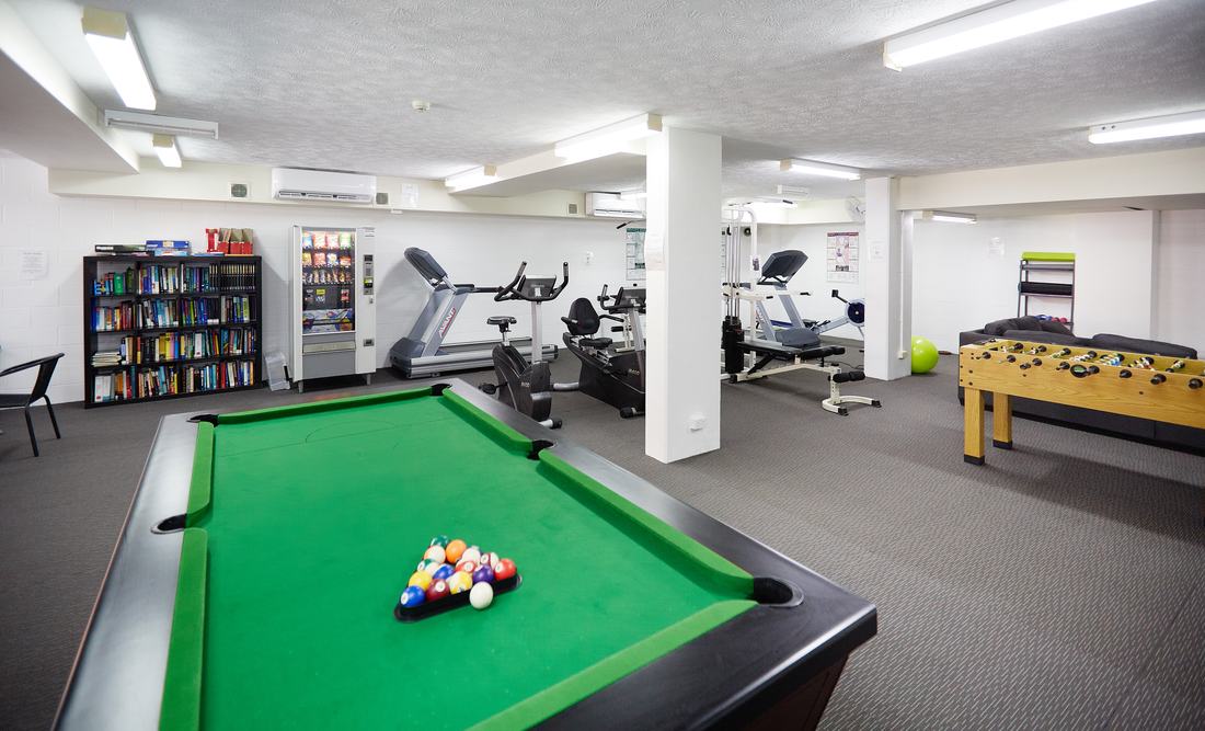Games room and library